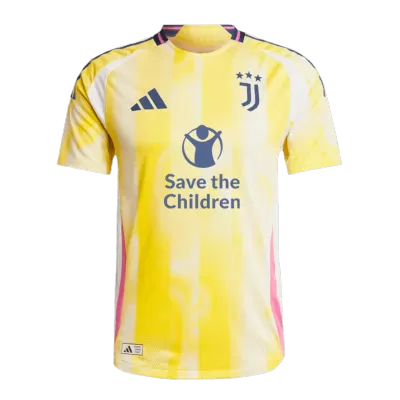 Juventus Away Player Version Jersey 2024/25 Men-Save The Children Sponsor - BuyJerseyshop