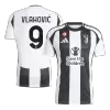 Men's VLAHOVIĆ #9 Juventus Home Soccer Jersey Shirt 2024/25-Save The Children Sponsor - BuyJerseyshop