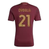 Men's DYBALA #21 Roma Home Soccer Jersey Shirt 2024/25 - BuyJerseyshop