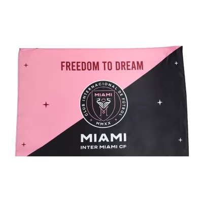 Inter Miami CF Team Flag Pink&Black - BuyJerseyshop