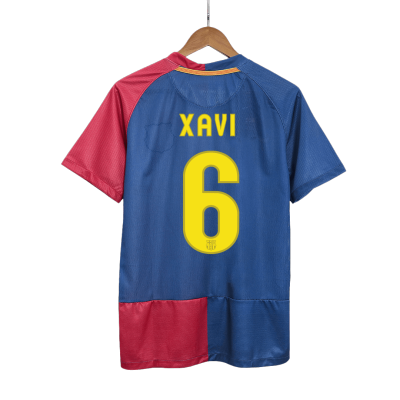 XAVI #6 Barcelona Retro Jerseys 2008/09 Home Soccer Jersey For Men-UCL Final - BuyJerseyshop