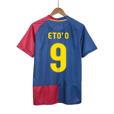 ETO'O #9 Barcelona Retro Jerseys 2008/09 Home Soccer Jersey For Men-UCL Final - BuyJerseyshop