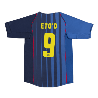 ETO'O #9 Barcelona Retro Jerseys 2004/05 Away Soccer Jersey For Men - BuyJerseyshop