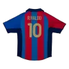 RIVALDO #10 Barcelona Retro Jerseys 2001/02 Home Soccer Jersey For Men - BuyJerseyshop