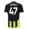 Men's FODEN #47 Manchester City Away Soccer Jersey Shirt 2024/25 - BuyJerseyshop