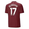 Men's DE BRUYNE #17 Manchester City Third Away Soccer Jersey Shirt 2024/25 - BuyJerseyshop