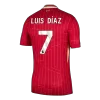 Men's LUIS DÍAZ #7 Liverpool Home Soccer Jersey Shirt 2024/25 - BuyJerseyshop