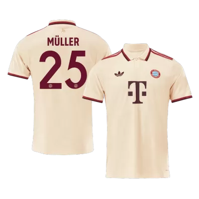 Men's MÜLLER #25 Bayern Munich Third Away UCL Soccer Jersey Shirt 2024/25 - BuyJerseyshop