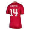 Men's CHIESA #14 Liverpool Home UCL Soccer Jersey Shirt 2024/25 - BuyJerseyshop