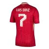 Men's LUIS DÍAZ #7 Liverpool Home UCL Soccer Jersey Shirt 2024/25 - BuyJerseyshop