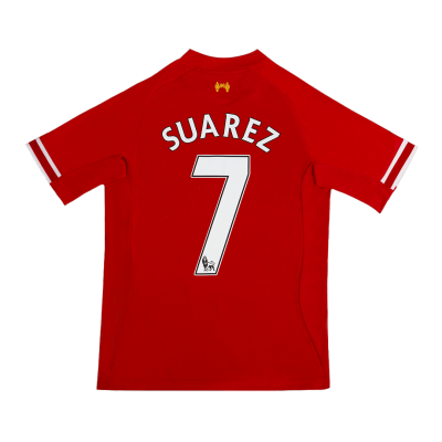 SUAREZ #7 Liverpool Retro Jerseys 2013/14 Home Soccer Jersey For Men - BuyJerseyshop