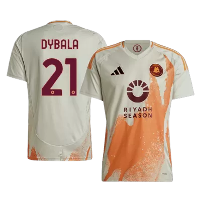 Men's DYBALA #21 Roma Away Soccer Jersey Shirt 2024/25 - BuyJerseyshop