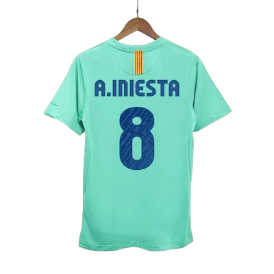 A.INIESTA #8 Barcelona Retro Jerseys 2010/11 Away Soccer Jersey For Men - BuyJerseyshop