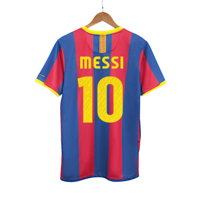 MESSI #10 Barcelona Retro Jerseys 2010/11 Home Soccer Jersey For Men - BuyJerseyshop