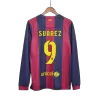 SUÁREZ #9 Barcelona Retro Jerseys 2014/15 Home Long Sleeve Soccer Jersey For Men - BuyJerseyshop