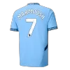 Men's MARMOUSH #7 Manchester City Home Soccer Jersey Shirt 2024/25 - BuyJerseyshop