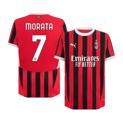 MORATA #7 AC Milan Home Player Version Jersey 2024/25 Men - BuyJerseyshop