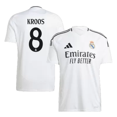 Men's KROOS #8 Real Madrid Home Soccer Jersey Shirt 2024/25 - BuyJerseyshop