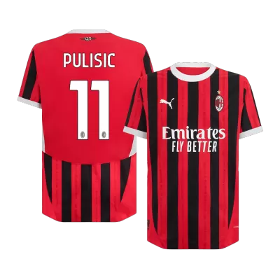 PULISIC #11 AC Milan Home Player Version Jersey 2024/25 Men - BuyJerseyshop