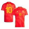 Men's OLMO #10 Spain Home Soccer Jersey Shirt 2024 - BuyJerseyshop