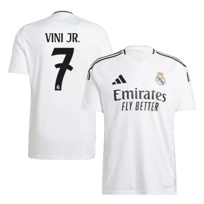 Men's VINI JR. #7 Real Madrid Home Soccer Jersey Shirt 2024/25 - BuyJerseyshop