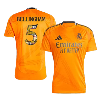 Men's BELLINGHAM #5 Real Madrid Away Soccer Jersey Shirt 2024/25 - BuyJerseyshop