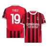 Men's THEO #19 AC Milan Home Soccer Jersey Shirt 2024/25 - BuyJerseyshop