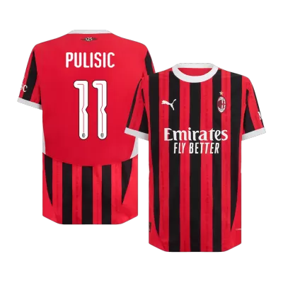 PULISIC #11 AC Milan Home Player Version Jersey 2024/25 Men -UCL - BuyJerseyshop